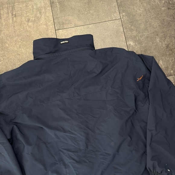 Eddie Bauer EBTEK Gore-Tex Men's Navy Blue Windbreaker Zip Outdoors Jacket XL - Picture 3 of 8